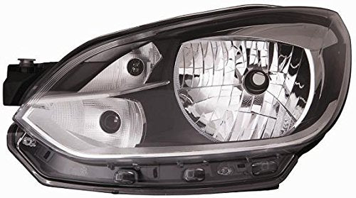 CG94 PROIETTORE H4 PRED. PER REG. ELETT. [Lato DX] PARABOLA NERA - BORDO CROMATO Per Auto: UP