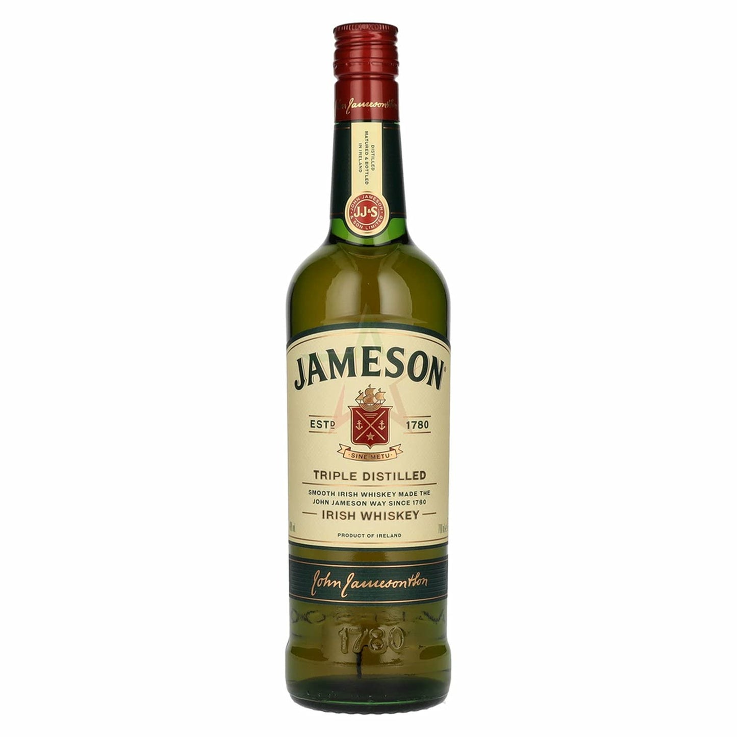 Jameson Triple Distilled Irish Whiskey 40,00% 0,70 Liter