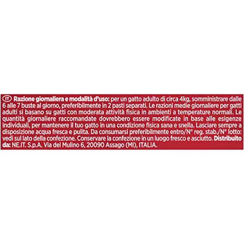 GOURMET Mon Petit Intense Cibo Umido per Gatti Adulti Filettini in salsa con Anatra, Pollo e Tacchino 6 Buste da 50g