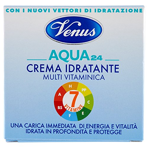 Venus - Acqua 24, Crema Idratante Multivitaminica, 50 ml