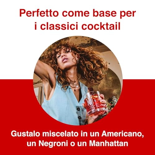 MARTINI Bitter Aperitivo, 25% ABV, 100cl / 1L, Infuso con Erbe Aromatiche Selezionate a Mano