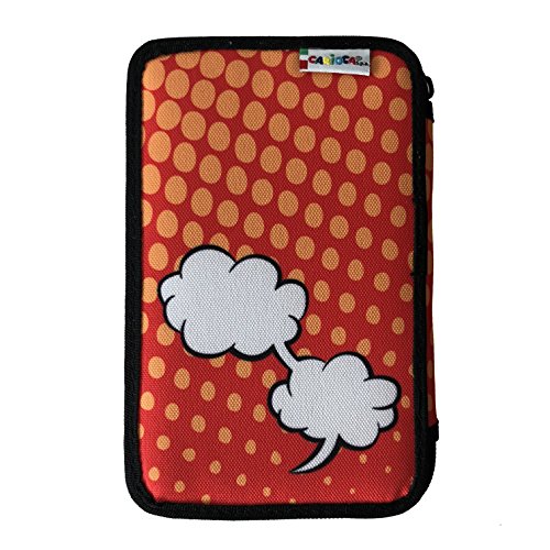 ASTUCCIO 3 ZIP - CARIOCA - attrezzato con penne, matite, pennarelli