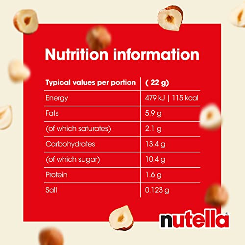 1 x NUTELLA B-READY CIALDA DI PANE FARCITA CON NUTELLA 1 SNACK 22 GR WAFER