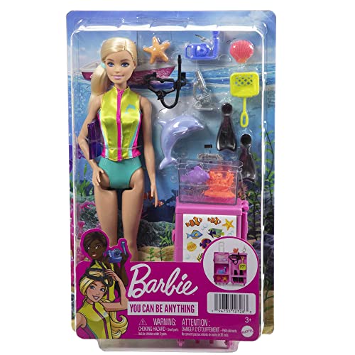 Barbie Meeresbiologin Puppe