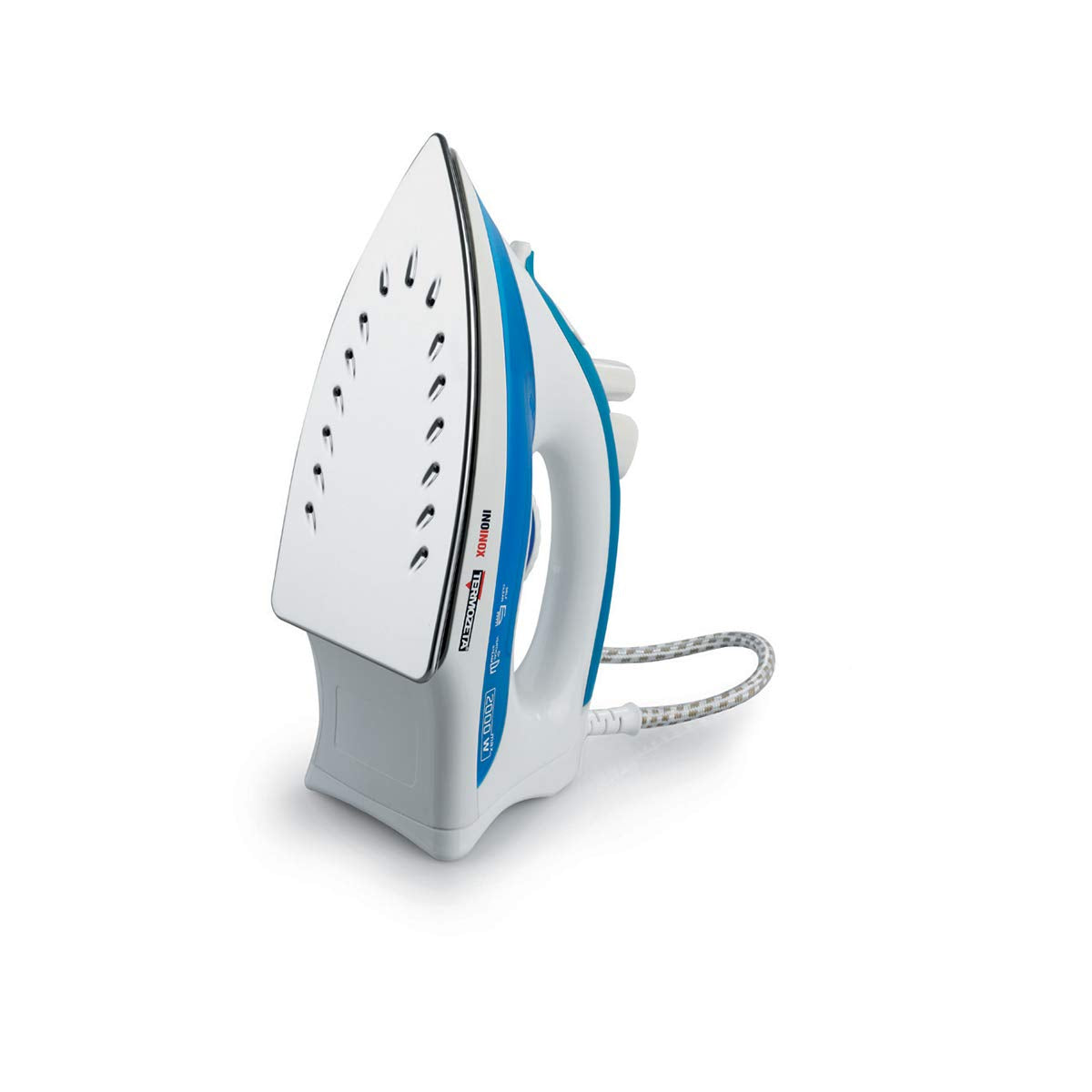 Termozeta 73467 INO Inox Mix Grigio, 2000 W, 0.2 Litri, Acciaio Inossidabile, Bianco/Blu