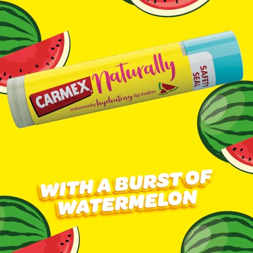 CARMEX Naturlly Watermelon Lip Balm Stick, 4.25g
