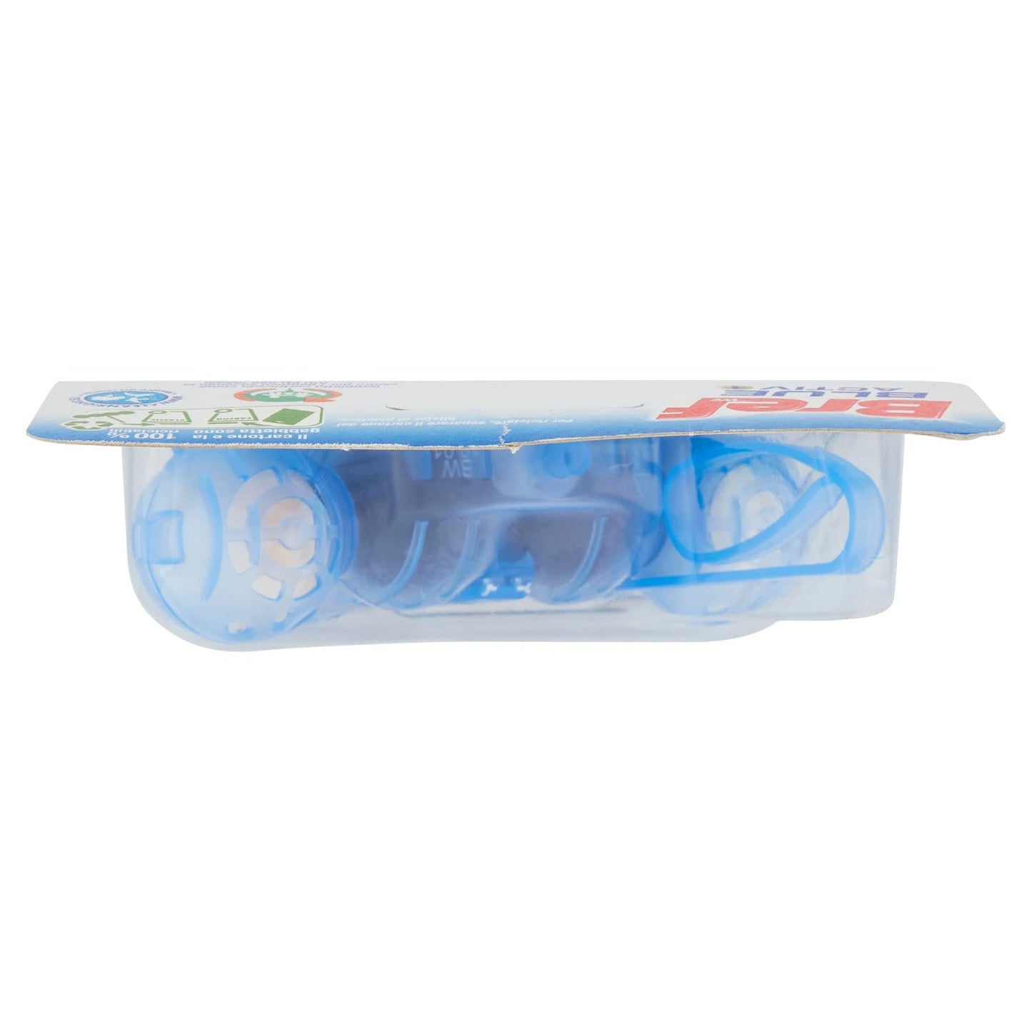 Bref Bref WC Blue Activ+, Detergente Profumatore WC in Pastiglie Igienizzante Bagno, Pulito, Fresco, Duopacco - 100 g