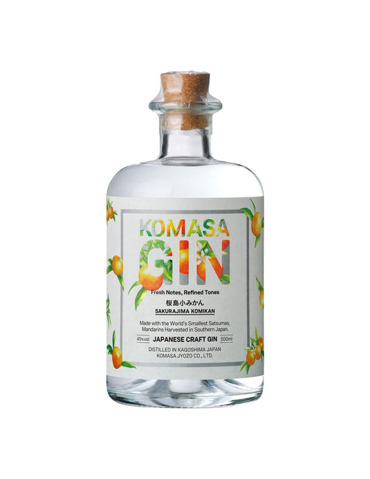 Komasa Sakurajima Komikan Japanese Craft Gin Mandarino Giapponese 500ml 40% vol