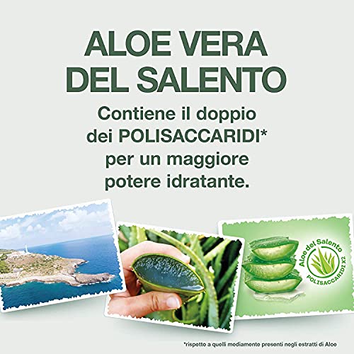 Omia - Fisio Shampoo Eco Bio con Aloe Vera del Salento, Adatto ad un Uso Frequente - Ideale per Capelli Secchi, Dona Luminosità al Capello, Dermatologicamente Testato - Flacone da 250 ml