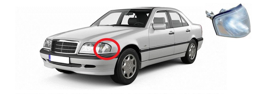 CG94 FANALE ANT. COMPATIBILE MERC*DES CLASSE C (W202) BIANCO 93 SX