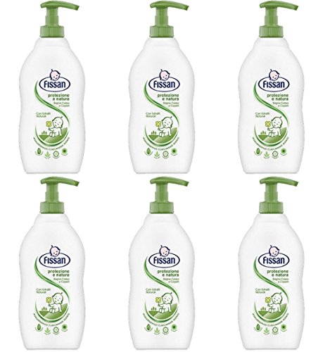 6 X Bagno Corpo e Capelli Fissan BABY per neonati bambini
