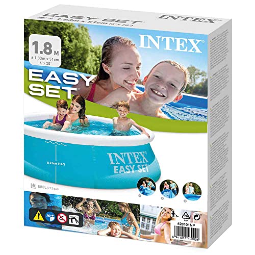 Intex Piscina Fuori Terra Easy Set Rotonda