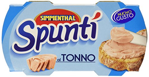 Spuntì - Crema Spalmabile al Tonno, Fonte di Proteine, 2 Lattine da 84 gr