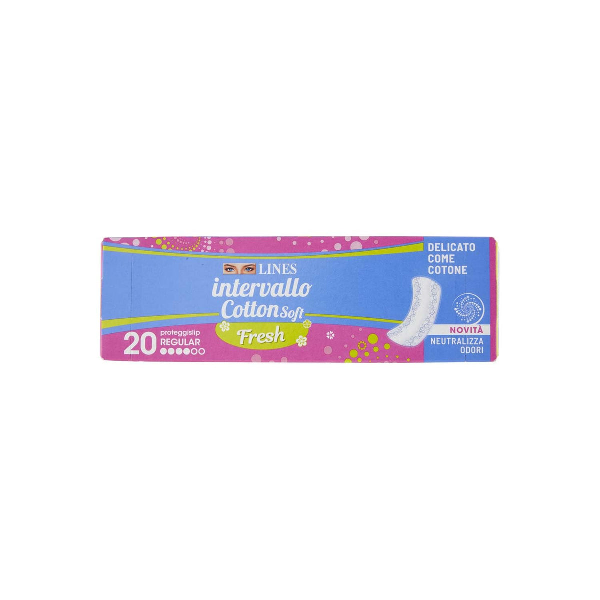 Lines Proteggislip Distesi 100% Cotone, Pacco da 24 Proteggislip