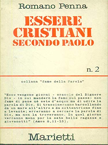 Essere cristiani secondo Paolo