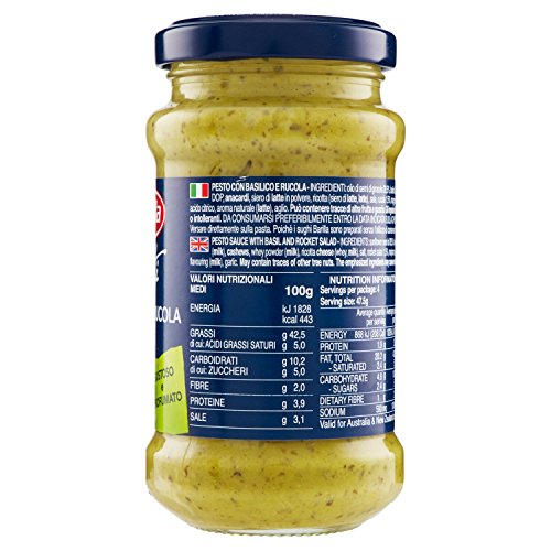 Barilla - Pesto, con Basilico e Rucola, senza glutine
