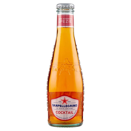 24 bottiglie per cocktail soda 20 cl San pellegrino Cocktail Ginger bitter Zenzero