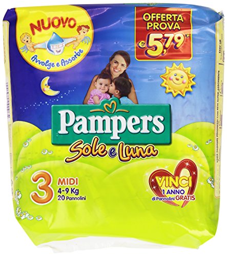 Pampers Sole e Luna Pannolini