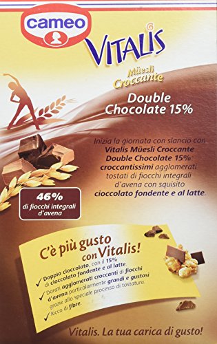 Cameo Vitalis Croccante Con Cioccolato Fondente e al Latte, 300 Gr - [confezione da 8]