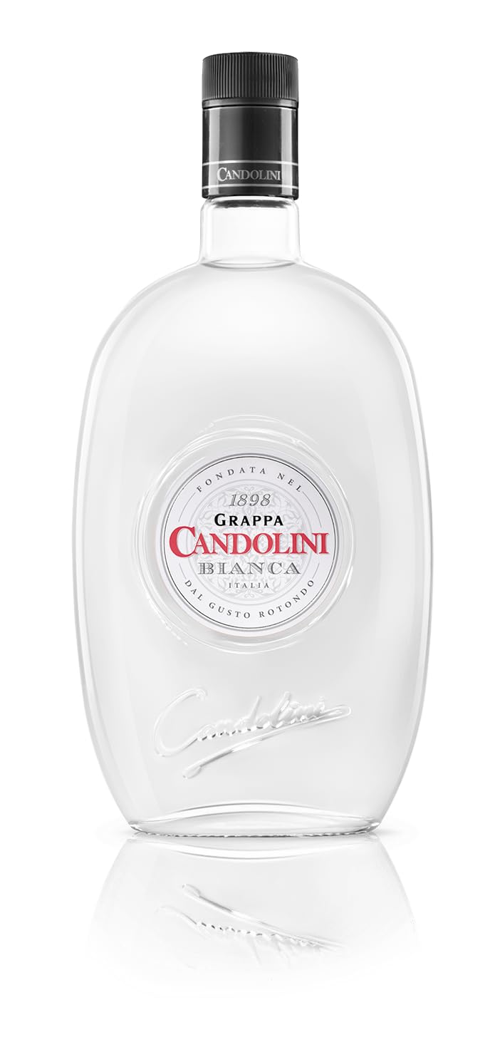 Candolini Grappa Bianca Italia | Confezione da 6 Bottiglie da 1000ml