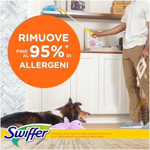 Swiffer Duster Piumini Catturapolvere Manico + 2 Piumini