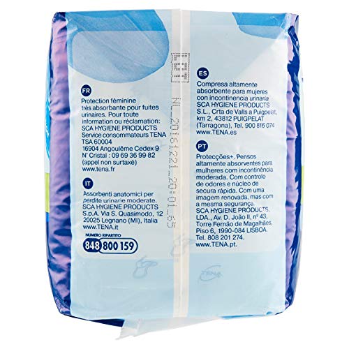 Tena Salvaslip Lady Super, Confezione da 15 Pezzi