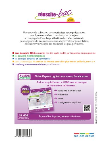 Français 1e toutes séries: Tous les sujets corrigés, enrichis par les articles du Monde