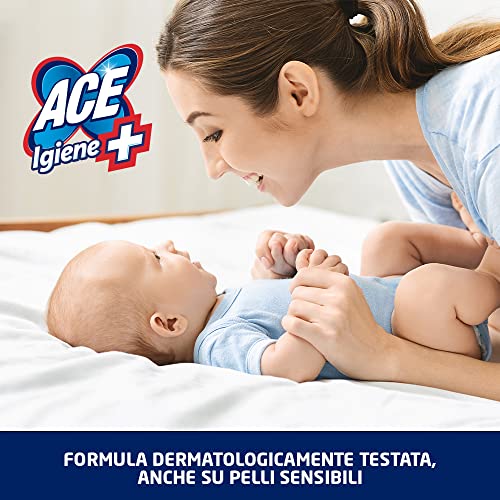 ACE IGIENE + Liquido – Additivo Igienizzante senza Candeggina, Flacone da 900 ml