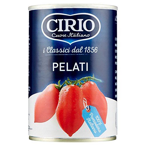 Cirio - Pomodori Pelati, senza Glutine - 8 pezzi da 400 g [3200 g]