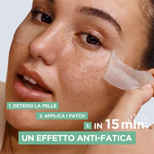 Garnier SkinActive Maschera Occhi Hyaluronic Cryo Jelly, Anti-Fatica con Acido Ialuronico, Mentolo e Glicerina, Formula Effetto Ghiaccio, 5 g