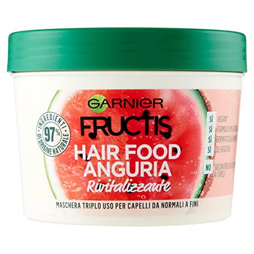 GARNIER Fructis Hair Food, maschera 3 in 1, 390 ml