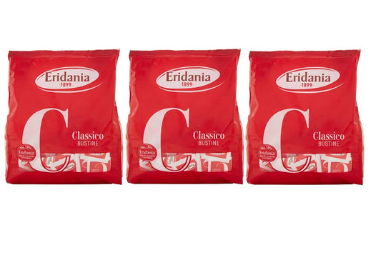 Eridania Tris - Zucchero Classico Bustine Monodose - 1kg x 3 Confezioni