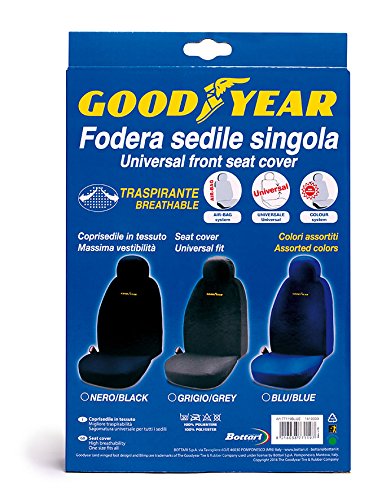 Goodyear 77119 GREY Fodera Singola Universale per Auto, Grigio