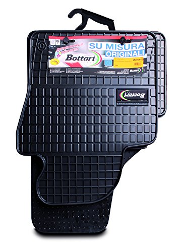 Bottari 39683 Set tappeti auto in gomma su misura per Peugeot 208