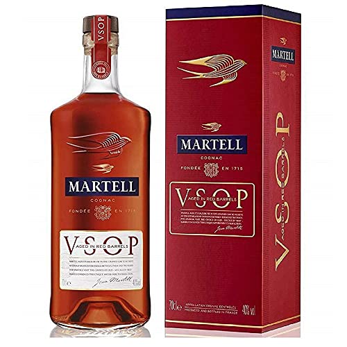MARTELL COGNAC V.S.O.P. AGED IN RED BARRELS 70 CL IN ASTUCCIO