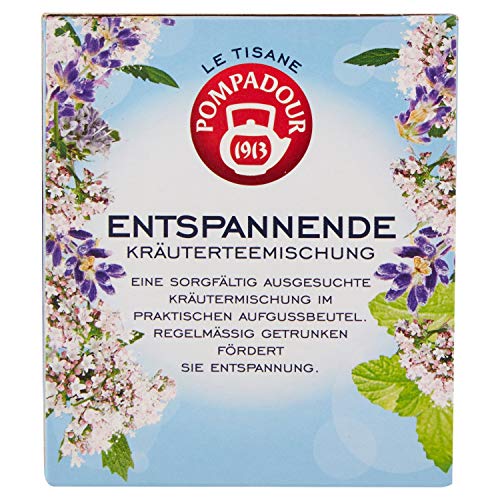 Pompadour Tisana Relax, 18 Filtri, 36g