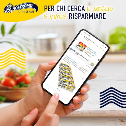 Nostromo - Tonno all'olio di oliva, 30 lattine da 70gr. Formato scorta da 10 confezioni. Fonte di proteine, senza conservanti.