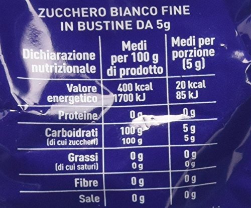Zefiro Zucchero Bustine - 5 pezzi da 500 g [2500 g]