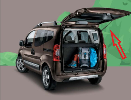 CG94 COPPIA MOLLA A GAS COMPATIBILE F!AT FIORINO - QUBO 2008 - NEMO - BIPPER (L=600 - S=213 - F=670)