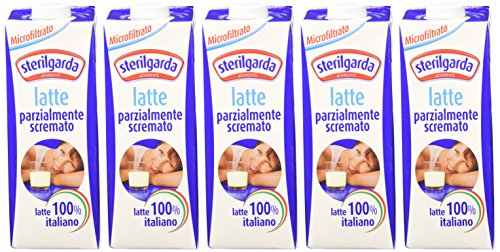 Sterilgarda - Latte UHT, Parzialmente Scremato, 100% Italiano - 5 confezioni da 1 l [5 l]