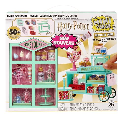 MGA's Miniverse Make It Mini Potions Class - Mini Oggetti Da Collezione Harry Potter, Set Di Costruzioni, 100+ Pezzi, Fai Da Te, Resina, Repliche Di Pozioni, Bambini - Età 8+ - NON EDIBILE