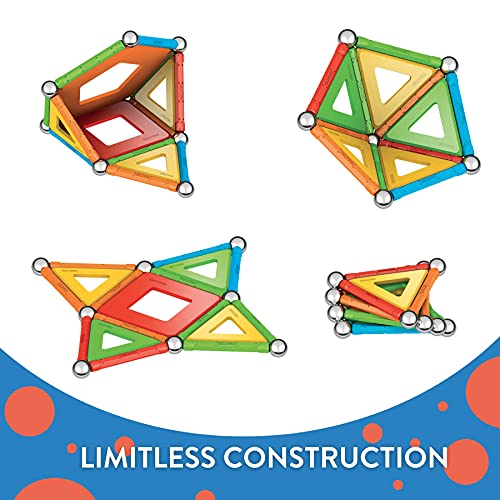 Geomag - Supercolor Costruzioni Magnetiche per Bambini, Giocattolo Magnetico Linea Green 100% Plastica Riciclata