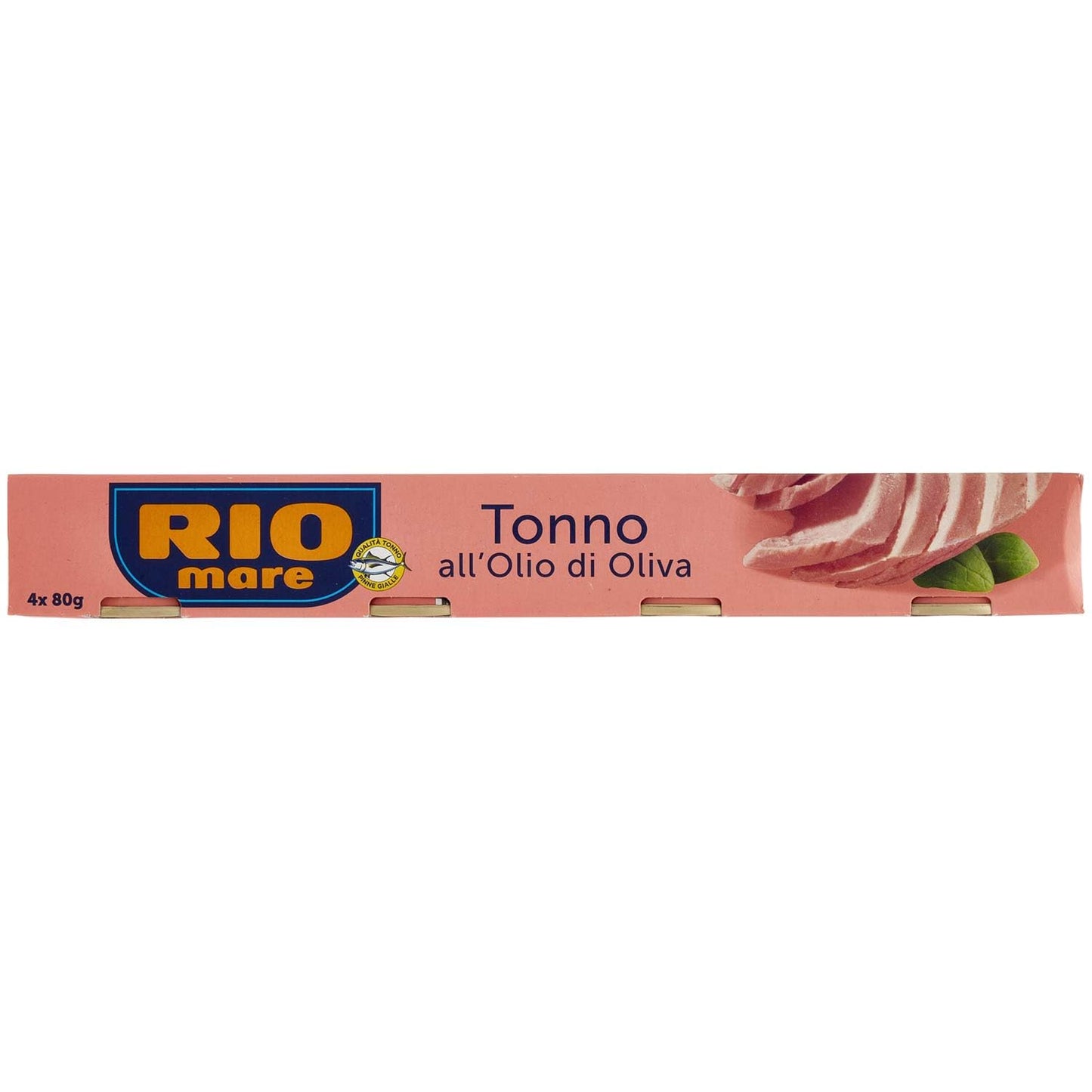 Rio Mare - Tonno all'Olio di Oliva, Qualità Pinne Gialle, 4 Lattine da 80g