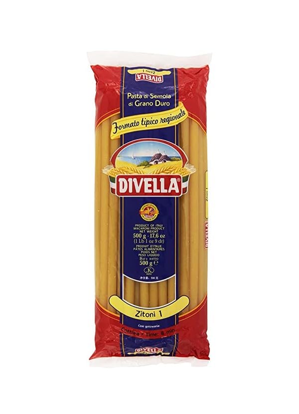 DIVELLA PASTA DI SEMOLA DI GRANO DURO ZITONI 1 GR 500 X 20