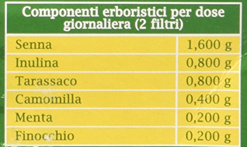 Sognid'Oro - Regolaritã , Tisana Con Inulina - 3 confezioni da 20 filtri [60 filtri]
