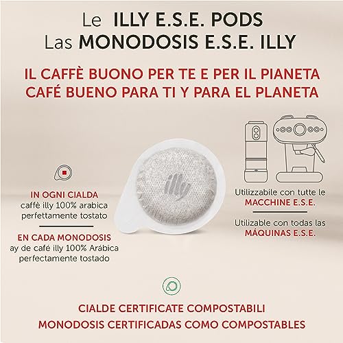 illy Caffè Tostato in cialde E.S.E. - 12 confezioni da 18 cialde, Totale 216 Cialde