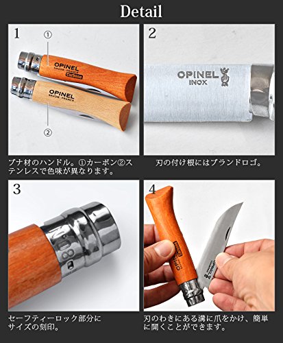 Opinel Tradition Classico N.06 Acciaio Inox - Caccia e Pesca