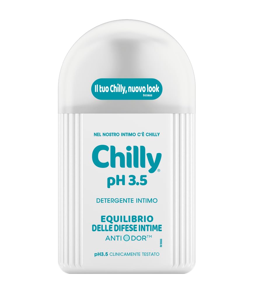Chilly pH 3.5 Detergente Intimo Equilibrio delle Difese Intime Anti odor,200 ml