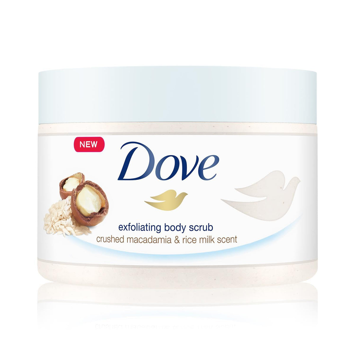 Dove - Peeling doccia, crema per il corpo