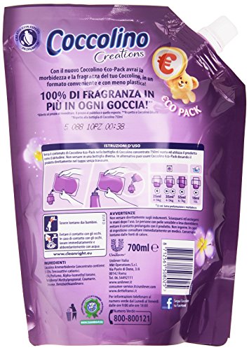 3 X Coccolino Ammorbidente Orchidee e mirtillo ammorbidente concentrato 700 ML